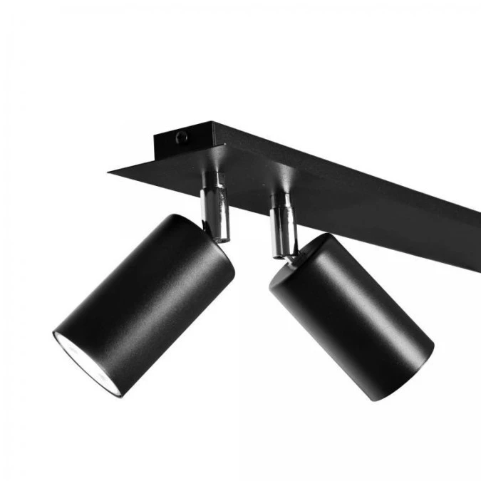 Lampa sufitowa ALBIO na rozecie reflektory na GU10 i zwis z klasycznym szklanym kloszem na E14 K‑4137 Kaja Lighting - obrazek 2