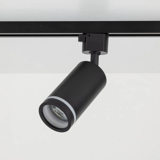 Lampa reflektor na szynę czarny 1 fazowy TRACER GU10 BLACK RING 6897 TK Lighting - obrazek 2