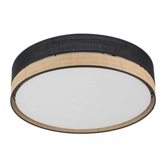 Lampa sufitowa czarna plafon 45cm średnicy PAGLIA NEW BLACK 4xE27 4763 TK Lighting - obrazek 3