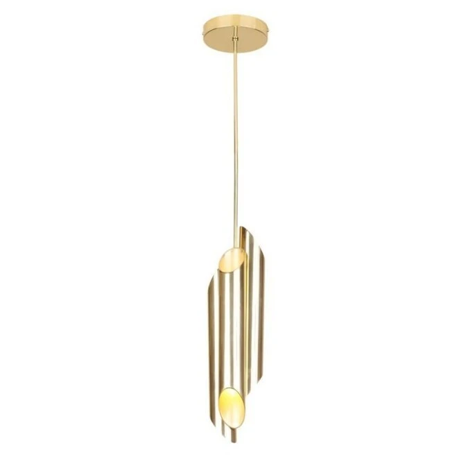 Lampa wisząca w kolorze zlotym LIBRA 6xE14 MILAGRO BY MACIEJ ZIEŃ - obrazek 1