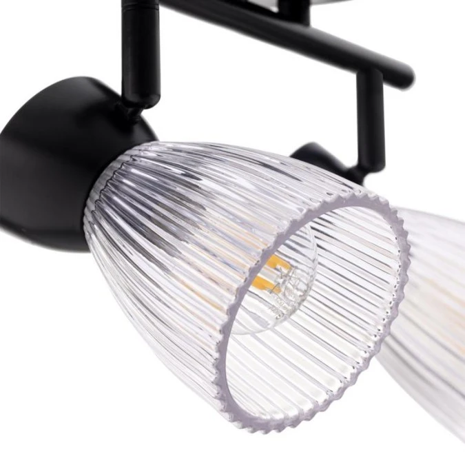 Lampa sufitowa BEST BLACK 2xE14 ML9971 Milagro - obrazek 3