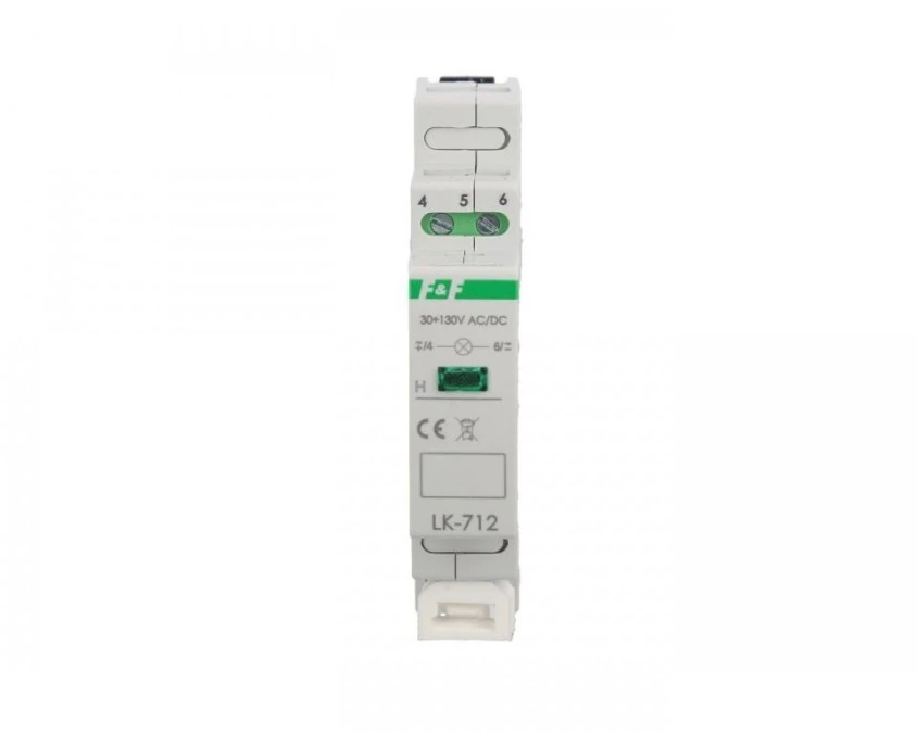 Lampka modułowa 1‑fazowa zielona 30‑130V AC/DC LK‑712G‑30‑130V - obrazek 1