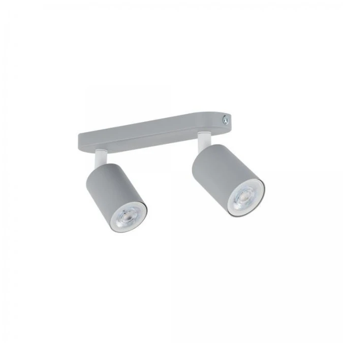 Lampa sufitowa LIVIA GREY styl minimalistyczny dwa reflektorki na GU10 10241 TK Lighting - obrazek 1