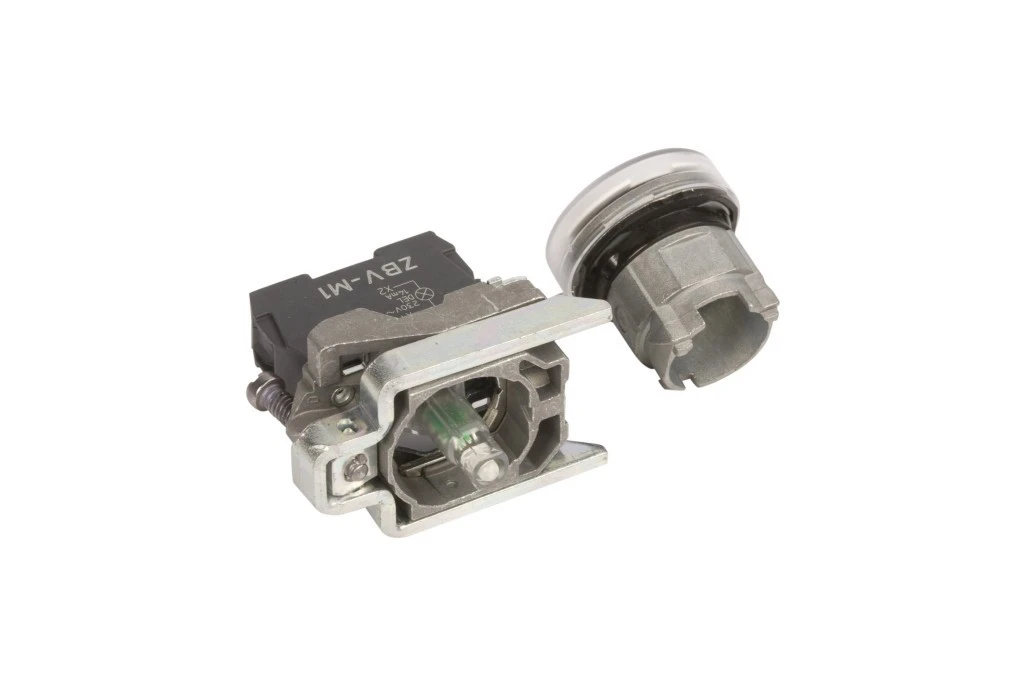 Lampka sygnalizacyjna 22mm biała 230‑240V AC LED XB4BVM1 - obrazek 1