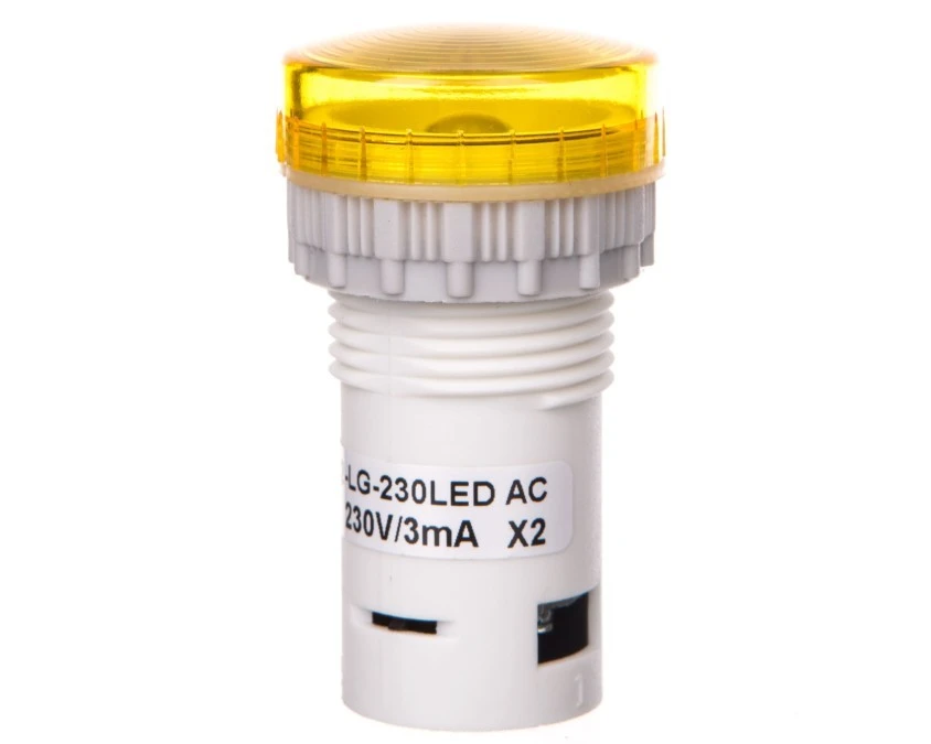 Lampka kompaktowa żółta PK22‑LG‑230‑LED‑AC - obrazek 1
