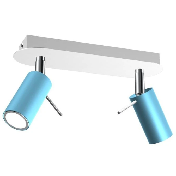 Lampa sufitowa PRESTON BLUE/WHITE 2x mini GU10 MLP7623 Milagro - obrazek 1