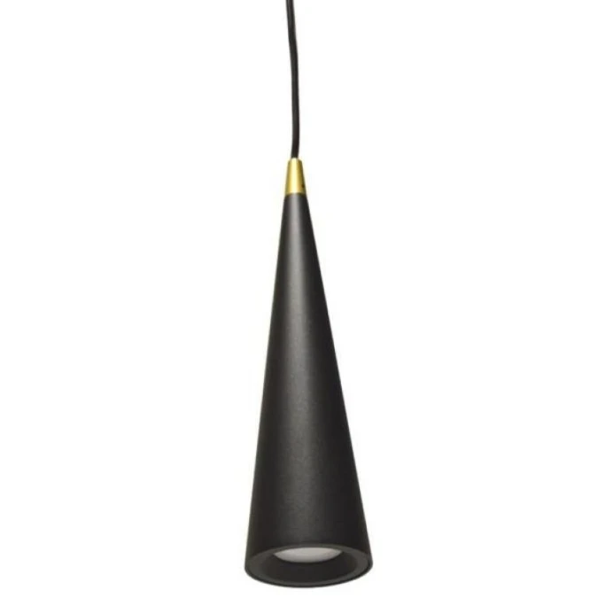 Lampa spotlight Split 1xGU10 czarna wisząca - obrazek 1