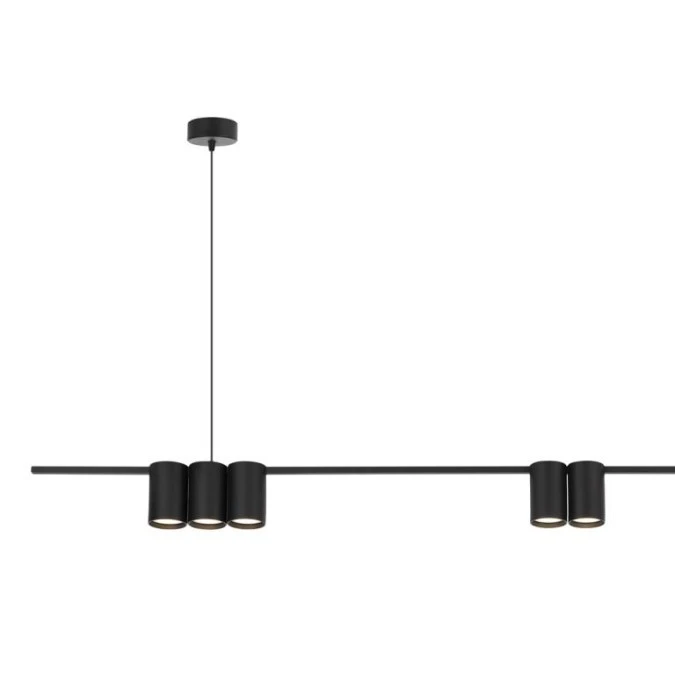 Lampa wisząca (listwa) GENESIS BLACK 7xGU10 ML0370 Milagro - obrazek 2