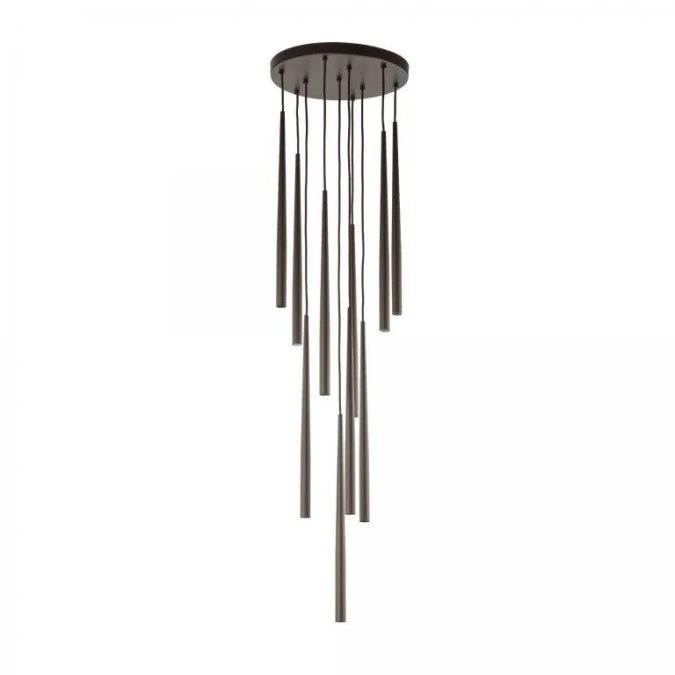 Lampa wisząca PIANO z kaskadowo zawieszonymi brązowymi kloszami 10110 TK Lighting - obrazek 1