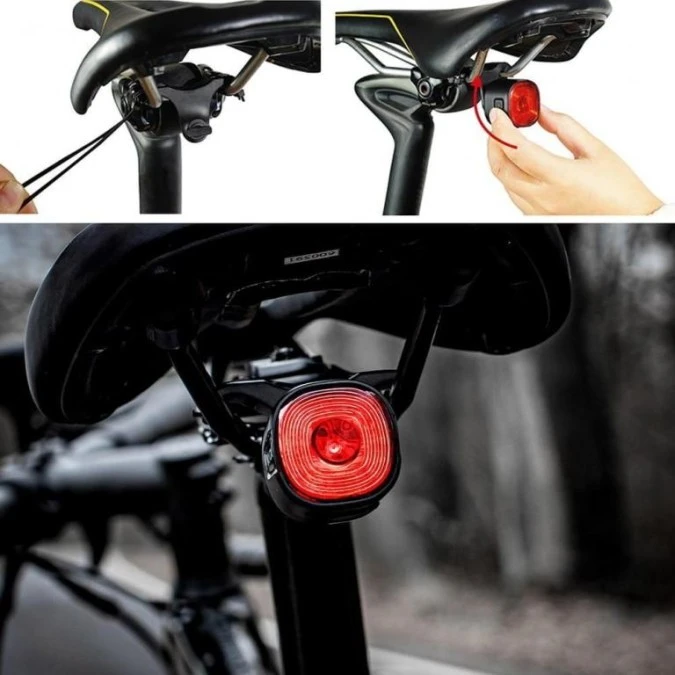 Lampka rowerowa tył USB‑C 250mAh VA0156 Vayox - obrazek 2