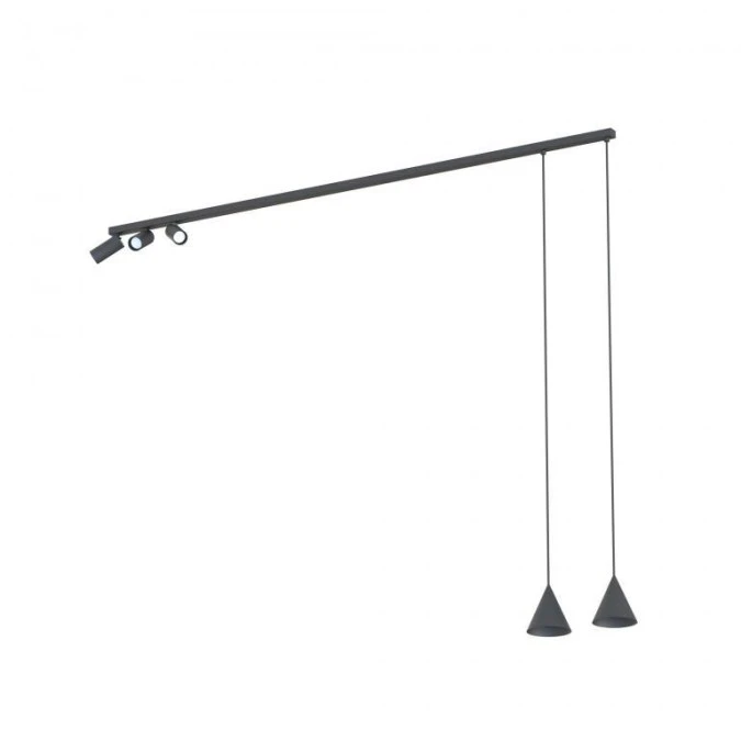 Lampa przysufitowa FOURTY 5xGU10 R50, GU10 R35 Czarny 11448 Nowodvorski - obrazek 1