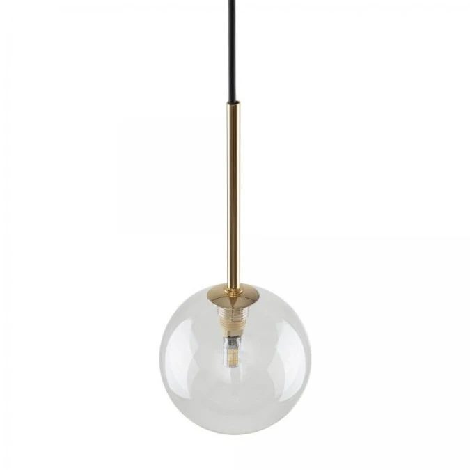Lampa wisząca ze złotymi elementami NILOS czarno‑złoty 1xG9 5941 TK Lighting - obrazek 3