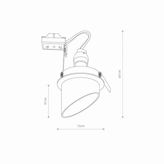Lampa podtynkowa SOLTA Czarny 10491 Nowodvorski Lighting - obrazek 2