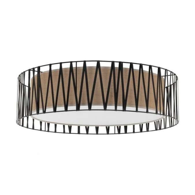 Lampa sufitowa plafon w stylu boho ‑ HARMONY NATURE Ø50cm gwint E27 5940 TK Lighting - obrazek 1