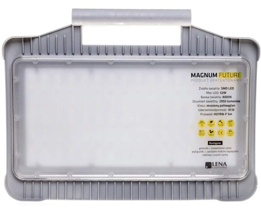 Lampa robocza / naświetlacz budowlany MAGNUM FUTURE LED 32W 4300lm 4000K bez gniazd 247200 - obrazek 2