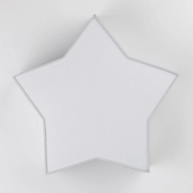 Lampa sufitowa plafon szara gwiazdka STAR GRAY 2xE27 6972 TK Lighting - obrazek 2