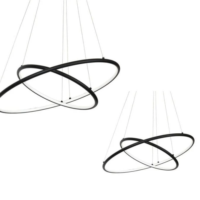 LAMPA WISZĄCA ORION BLACK 53W LED ML508 Milagro - obrazek 2