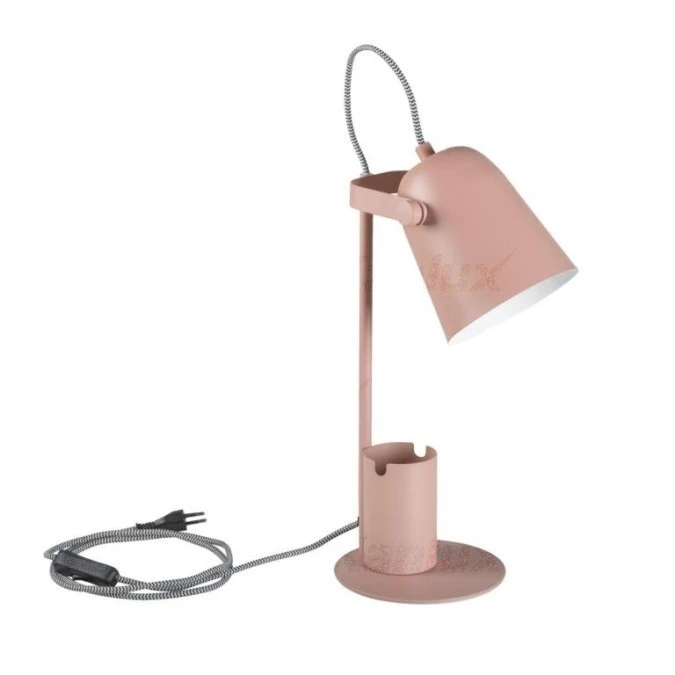 Lampka biurkowa RAIBO E27 PK różowy 5W IP20 36285 - obrazek 1