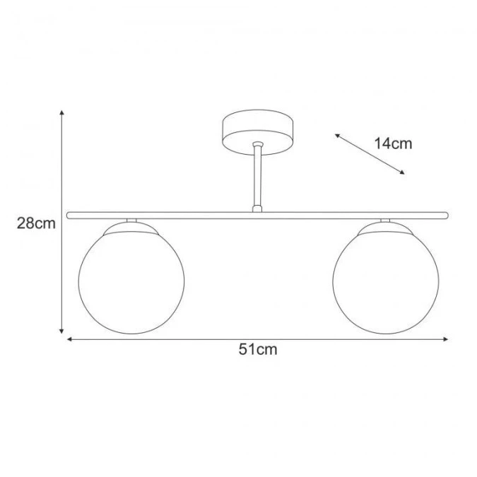 Lampa sufitowa K‑5421 z serii REA Kaja Lighting - obrazek 2