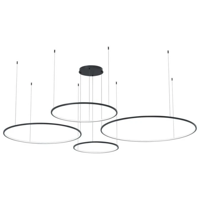 Lampa wisząca Saturno Black 120W LED ML0848 Milagro - obrazek 1