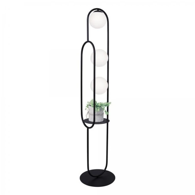 Lampa podłogowa dekoracyjna z półką z serii FINESTRA K‑4963 Kaja Lighting - obrazek 1