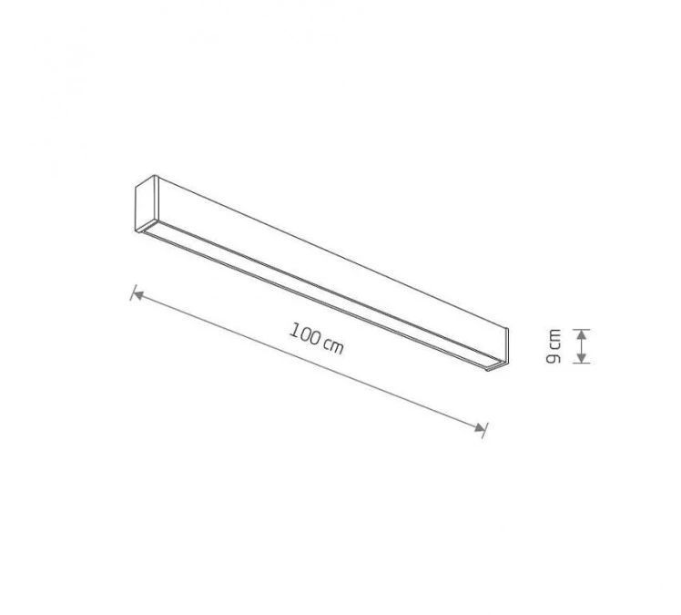 Lampa sufitowa plafon zewnętrzny OUTLINE LED M IP44 LED 35W 3000K 11361 Nowodvorski - obrazek 2