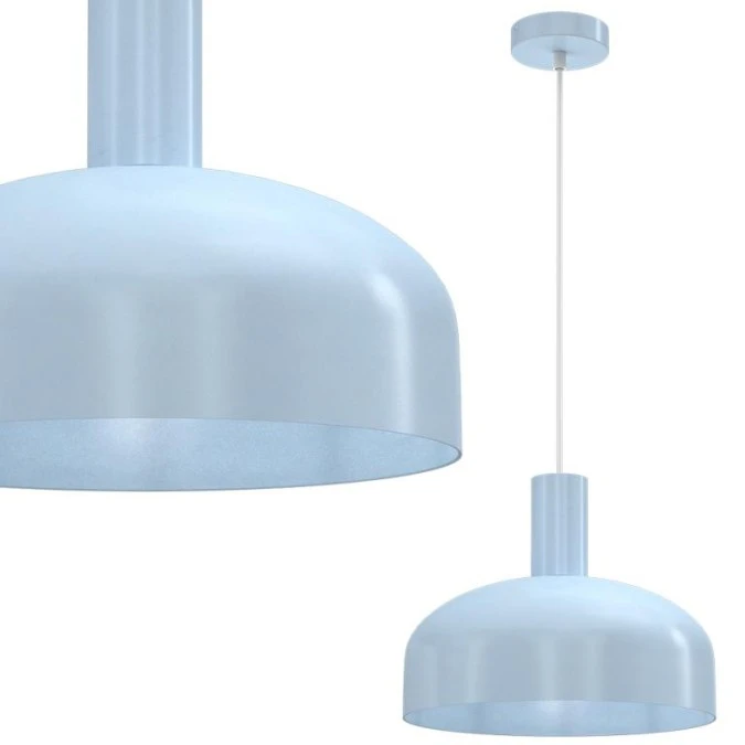 Lampa wisząca VISBY BŁĘKITNY 1xE27 MLP1556 Milagro - obrazek 2