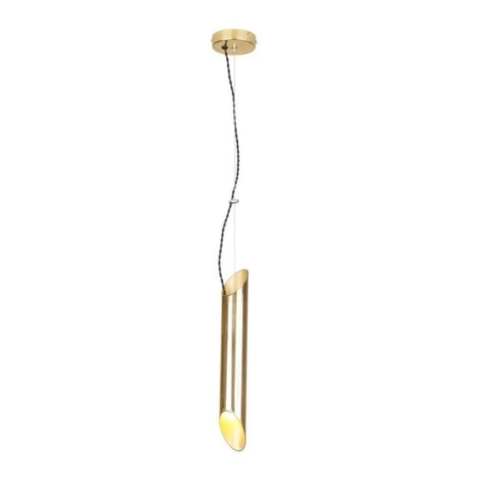 Lampa wisząca w kolorze złotym LIBRA 1xE14 MILAGRO BY MACIEJ ZIEŃ - obrazek 1