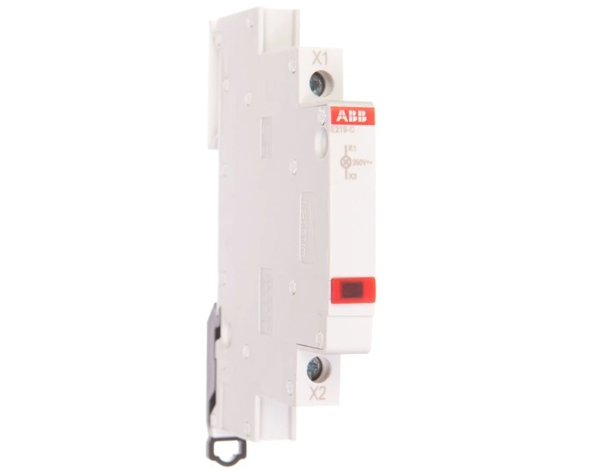 Lampka modułowa 1‑fazowa czerwona LED 115‑230VAC E219‑C 2CCA703401R0001 - obrazek 1