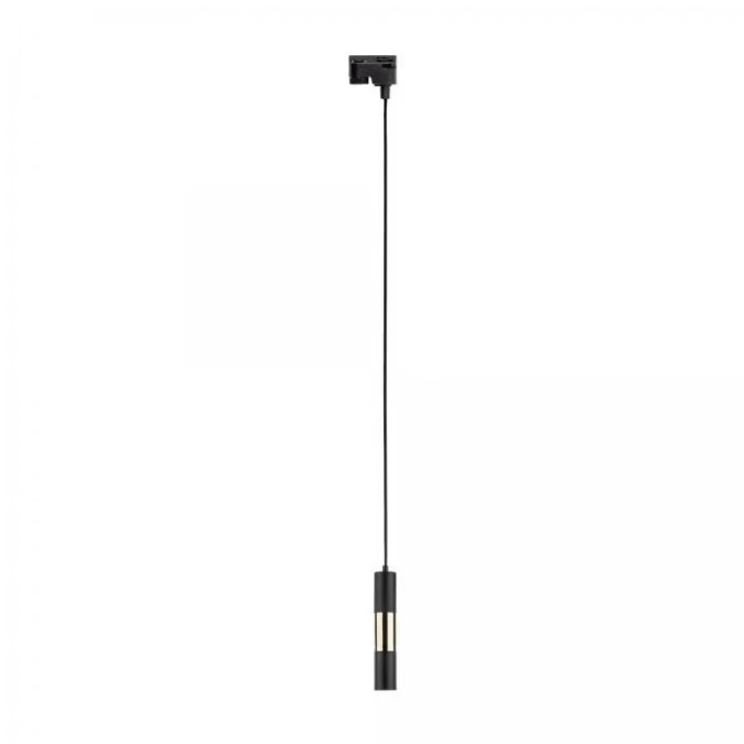 Lampa reflektor na szynę TRACER 1 obwodowy Czarny / złoty 4929 TK Lighting - obrazek 1