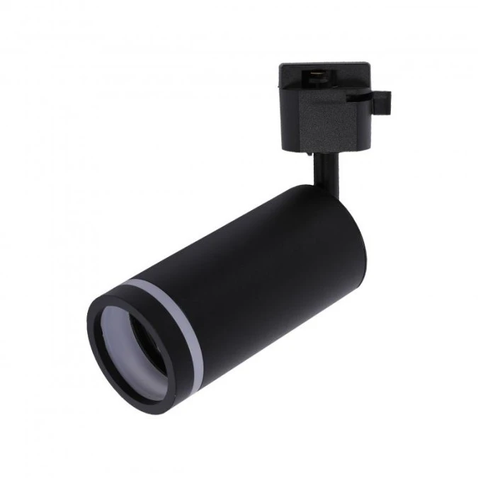 Lampa reflektor na szynę czarny 1 fazowy TRACER GU10 BLACK RING 6897 TK Lighting - obrazek 1