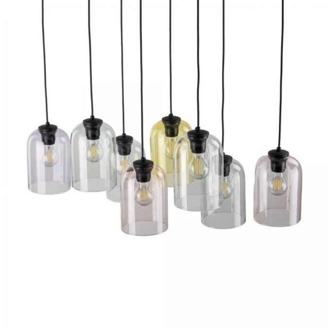 Lampa wisząca ze szklanymi, otwartymi kloszami MOLLY 8 10303 TK Lighting - obrazek 3