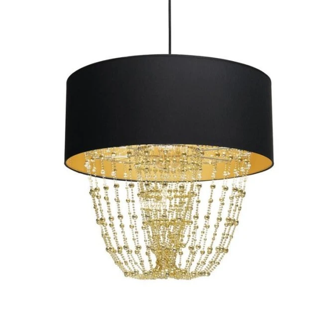 Lampa wisząca ALMERIA BLACK/GOLD 1xE27 MLP6442 Milagro - obrazek 3