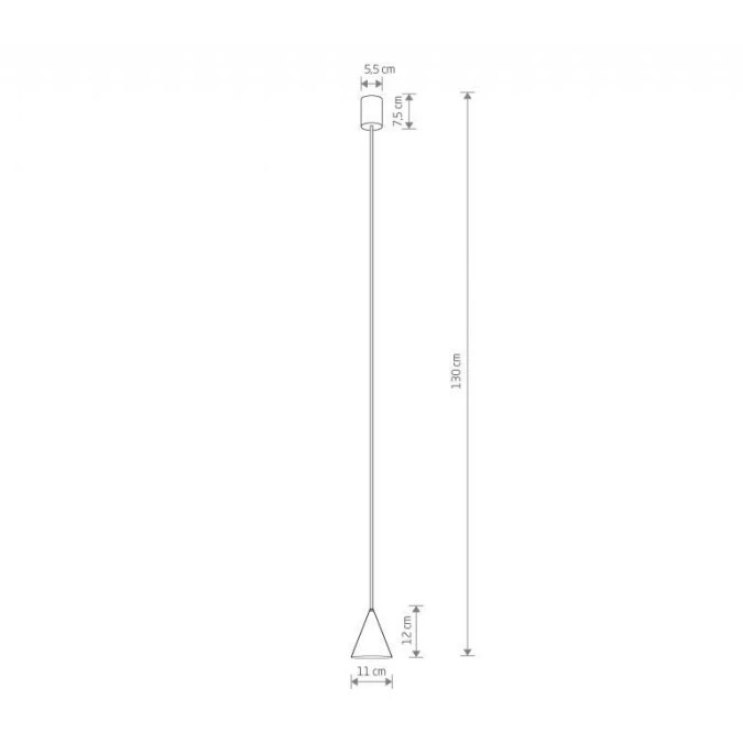 Lampa wisząca ZENITH XS czarny IP20 11452 Nowodvorski - obrazek 2