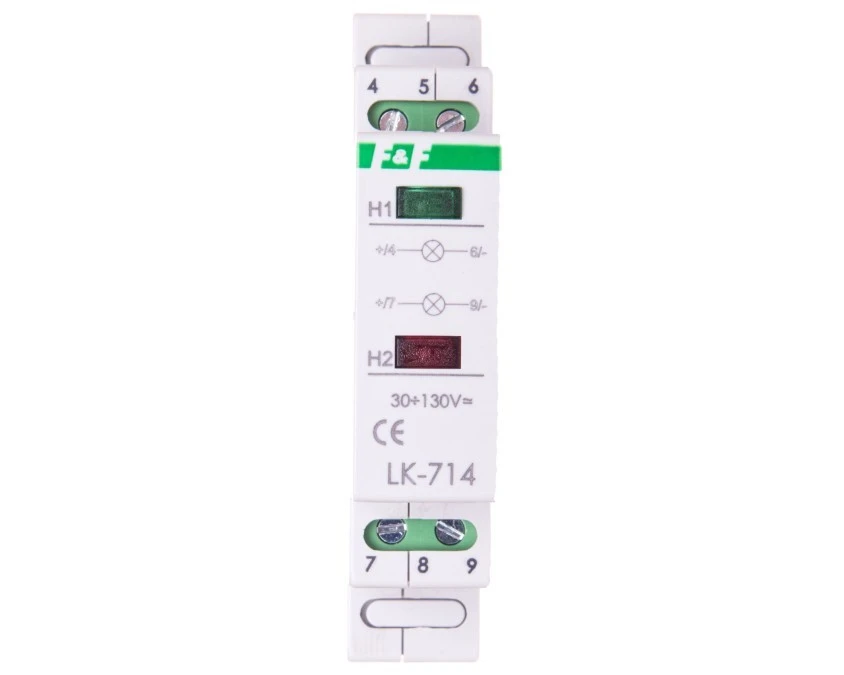 Lampka modułowa 1‑fazowa dwustanowa 30‑130V AC/DC LK‑714‑30‑130V - obrazek 2