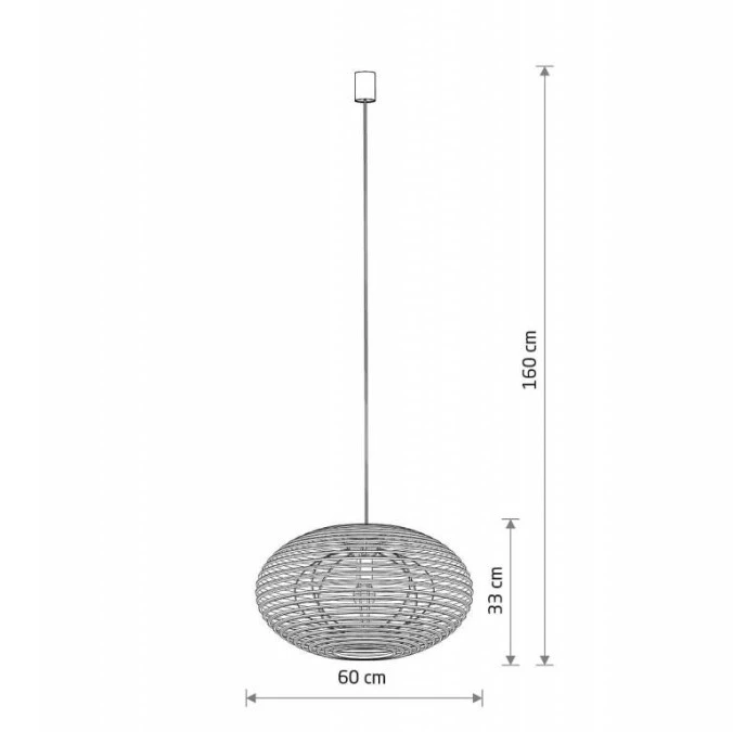 Lampa wisząca RATTAN M 11154 Nowodvorski - obrazek 2