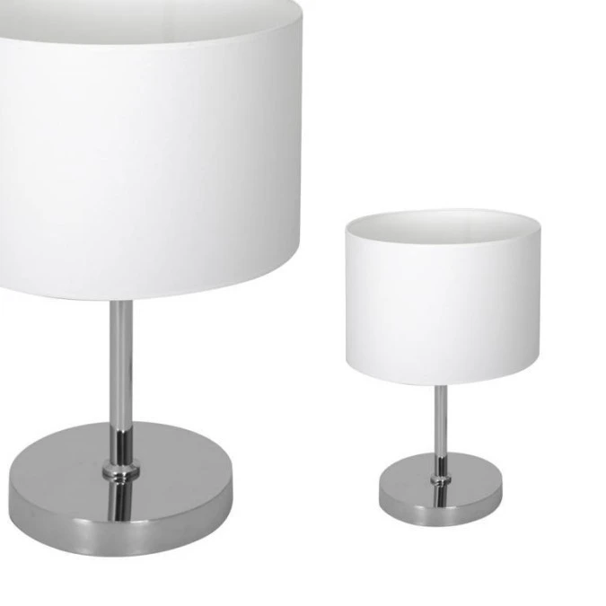 Lampka stołowa CASINO WHITE/CHROME 1xE27 ML6375 Milagro - obrazek 1