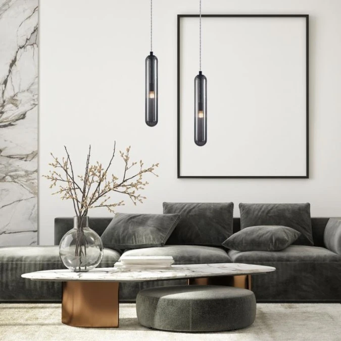 Lampa wisząca PAX BLACK 1xG9 ML0337 Milagro - obrazek 3
