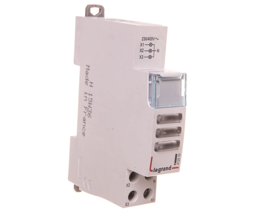 Lampka modułowa 3‑fazowa biała LED 230/400V L433 412932 - obrazek 1