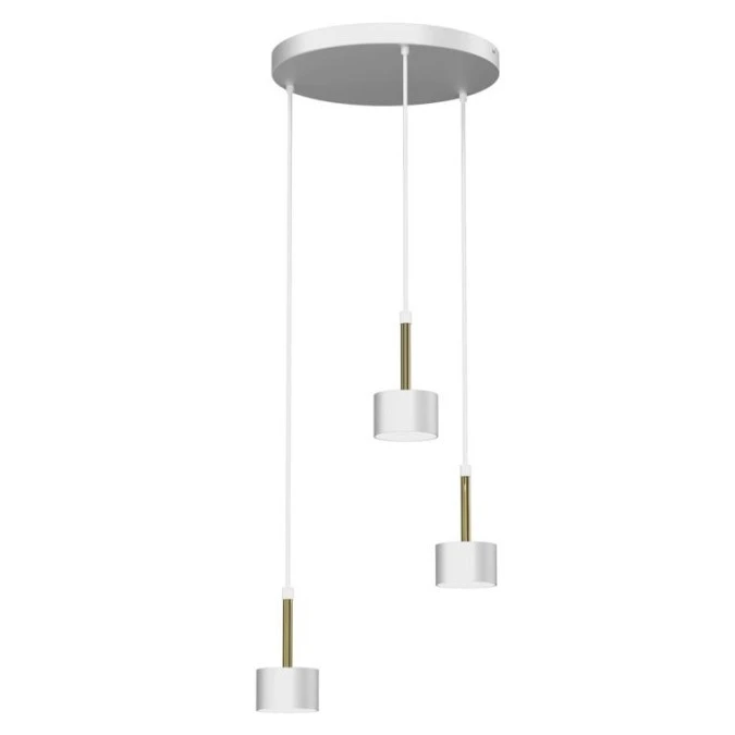 Lampa wisząca ARENA WHITE/GOLD 3xGX53 MLP7756 Milagro - obrazek 1