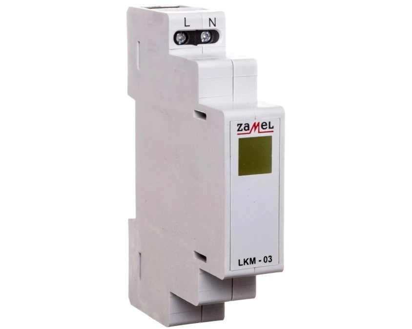 Lampka modułowa 1‑fazowa żółta LKM‑03‑30 230V LED EXT10000046 - obrazek 1