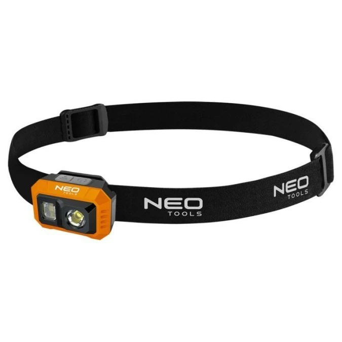 Latarka czołowa akumulatorowa 500 lm USB COB LED 12 szt. - obrazek 1