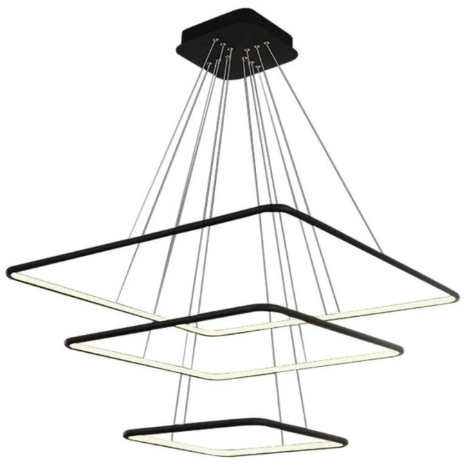 LAMPA WISZĄCA NIX BLACK 117W LED ML519 Milagro - obrazek 2