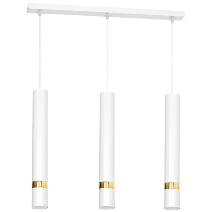Lampa wisząca JOKER WHITE/GOLD 3xGU10 MLP6082 Milagro - obrazek 3