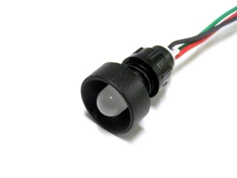Lampka LED zielono‑czerwona 230V AC/DC (klosz 10mm) - obrazek 1