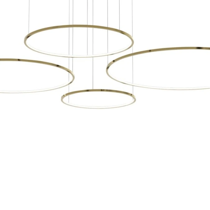 Lampa wisząca Saturno Gold 120W LED ML0849 Milagro - obrazek 2