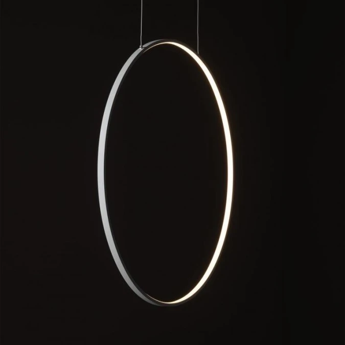 Lampa wisząca CIROCO biała z ledowym ringiem 3000K 21W do jadalni 11605 Nowodvorski - obrazek 2