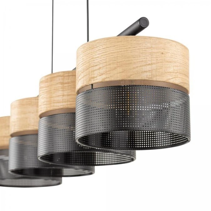 Lampa wisząca NICOL 4‑punktowa 4 abażury 4802 TK Lighting - obrazek 3