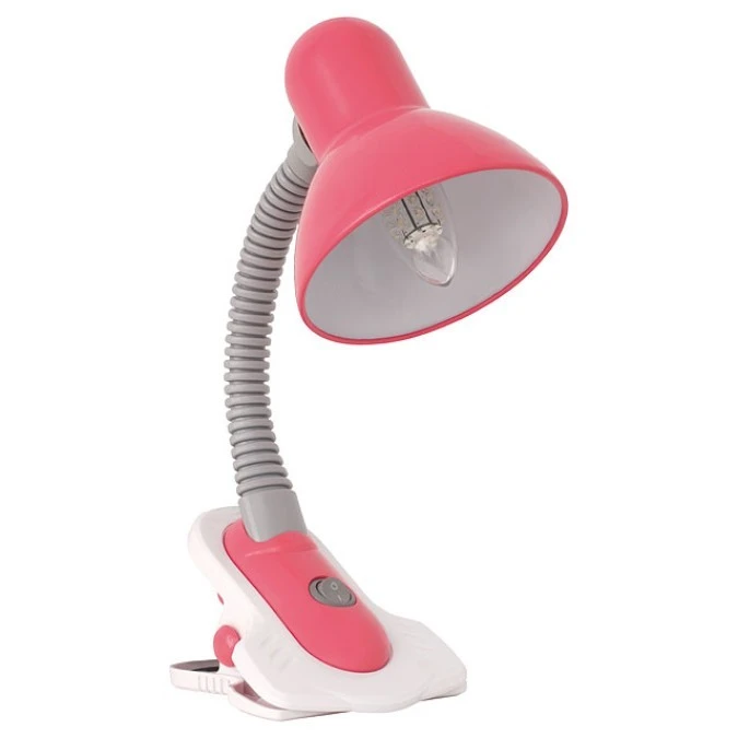 Lampka biurkowa max 10W LED E27 IP20 II klasa SUZI HR‑60‑PK różowy 07153 - obrazek 2