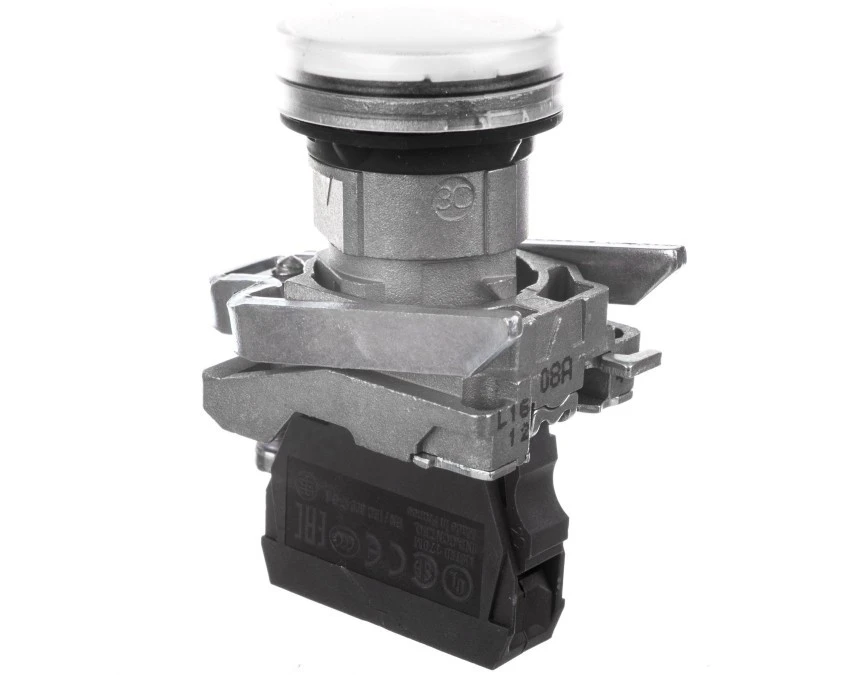 Lampka sygnalizacyjna 22mm biała 110‑120V AC XB4BVG1 - obrazek 2